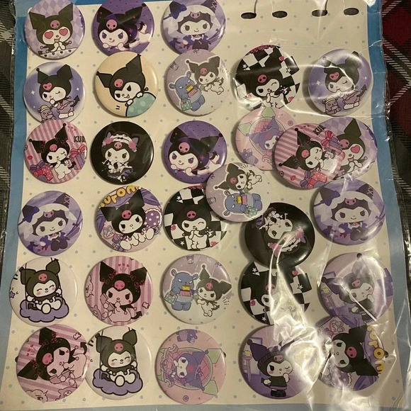 Copied - Sanrio Kuromi Pins 2 pins lot - Picture 3 of 3